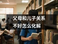 父母和儿子关系不好怎么化解